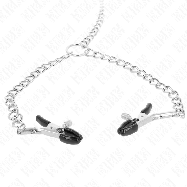 Kink pinzas para pezones doble 32 cm con cadenas 14 cm