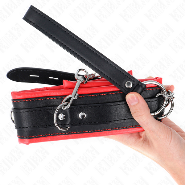 Kink collar con correa 65 cm pesado modelo 3 ajustable 36.5 50 cm