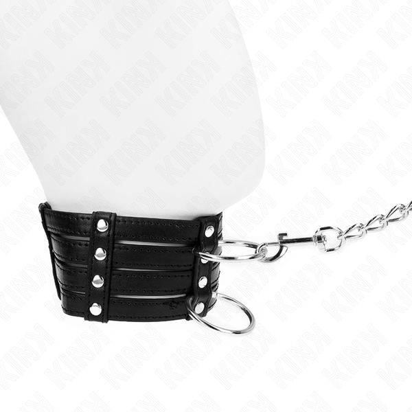 Kink collar con correa 65 cm estilo sub ajustable 35 51 cm x 7 cm