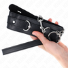 Kink collar con correa 65 cm negro 54 x 4.5 cm