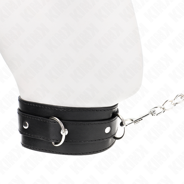 Kink collar con correa 65 cm negro 54 x 4.5 cm