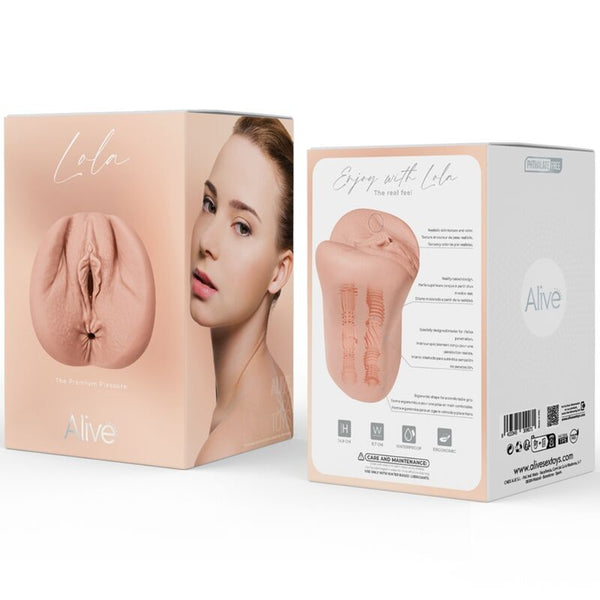 Alive lola masturbador doble masculino vagina y ano super realístico natural