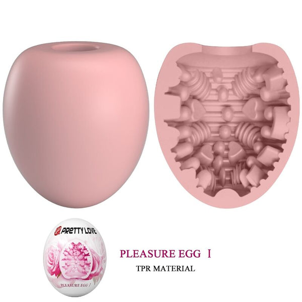 Pretty masturbador masculino huevo rosa