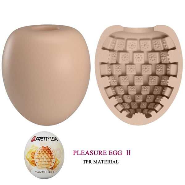 Pretty masturbador masculino huevo natural