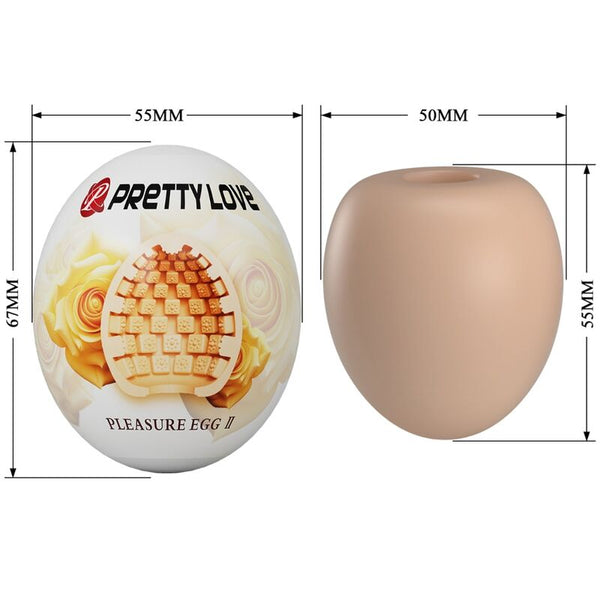 Pretty masturbador masculino huevo natural