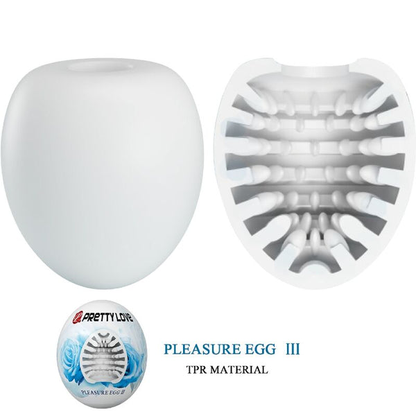 Pretty masturbador masculino huevo blanco