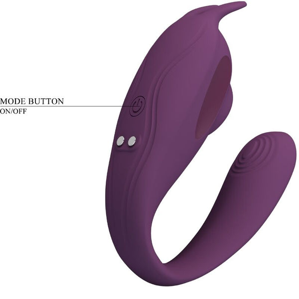 Vibrador larga distancia morado pretty love shey estimulador y