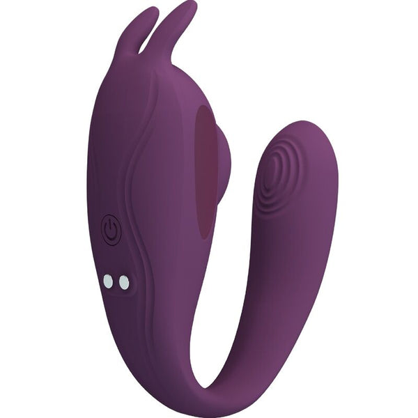 Vibrador larga distancia morado pretty love shey estimulador y