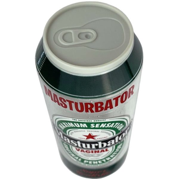 Alive masturbador masculino vagina lata cerveza
