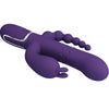 Cammy triple vibrador multifunción 4 en 1 morado