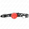 Kink mordaza de bola 4 cm tpe rojo 60 x 2 cm