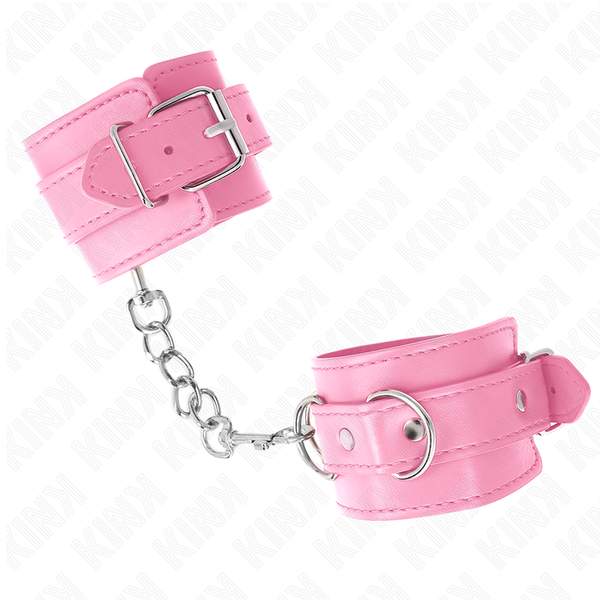 Kink muñequeras sencillas rosa ajustable 20 23 cm x 5.5 cm