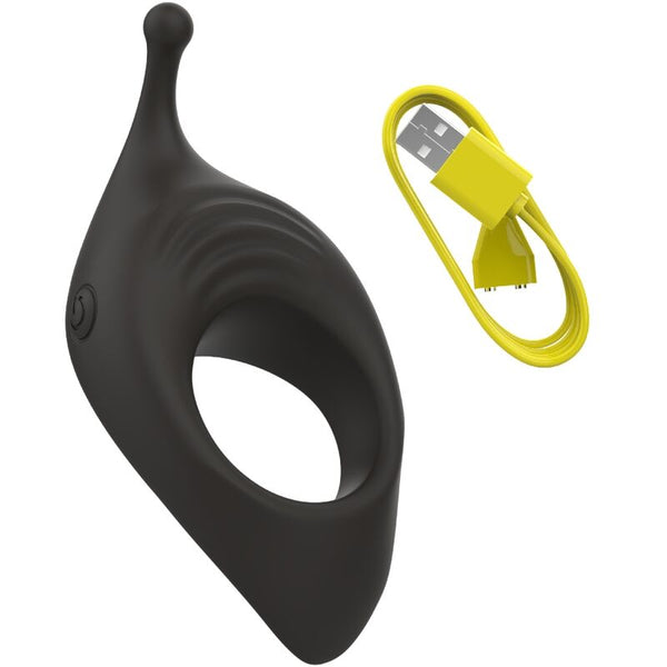 Bcharmed rhythm infinite deluxe anillo para pene 15 vibraciones negro