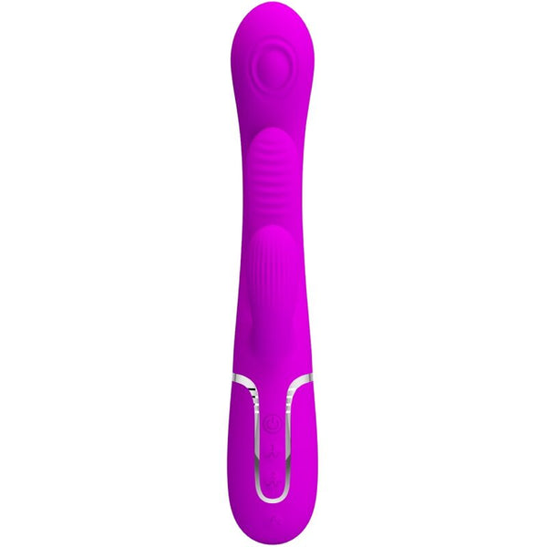 Shania triple vibrador rabbit multifunción rosa