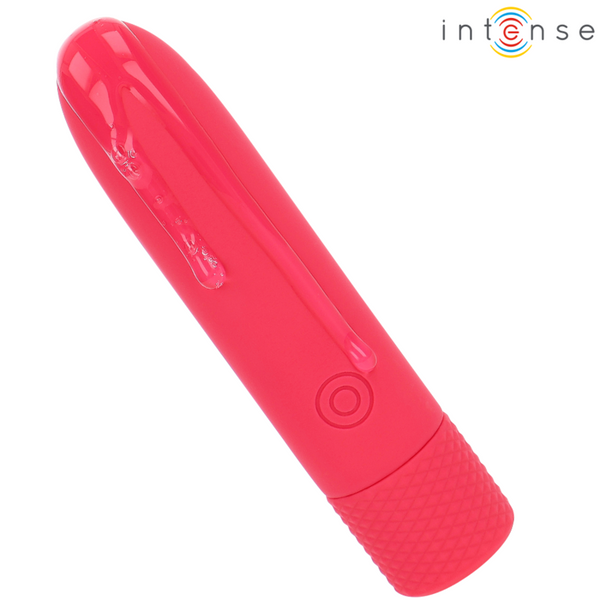 Symone bala vibradora recargable por usb 8 vibraciones rojo 10 x 2.2 cm