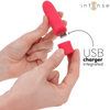 Symone bala vibradora recargable por usb 8 vibraciones rojo 10 x 2.2 cm