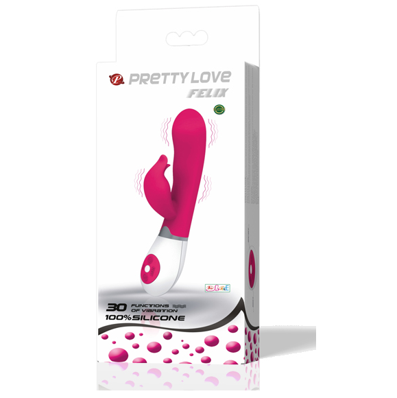 Flirtation vibrador con estimulador felix