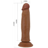 Pretty keon dildo realístico 21 cm mulato