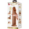 Pretty quentin dildo realístico 18 cm mulato