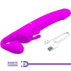 Pretty zanini dildo sin arnés 10 vibraciones morado
