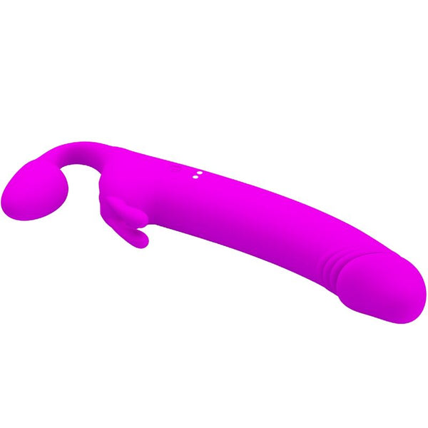 Pretty zanini dildo sin arnés 10 vibraciones morado