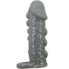 Pretty funda realística alargadora y retardante para pene gris