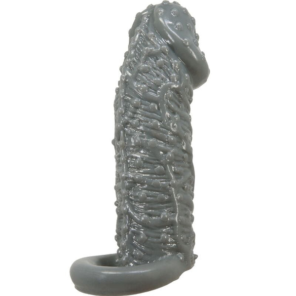 Pretty funda realística alargadora y retardante para pene modelo 2 gris