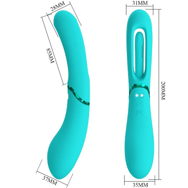 Lexie vibrador Punto G 7 vibraciones azul