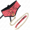 Kink collar con correa de encaje 75 cm modelo scandal 44 x 10 cm