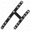 Kink anillo pene con 3 correas divisoras de bolas ajustable