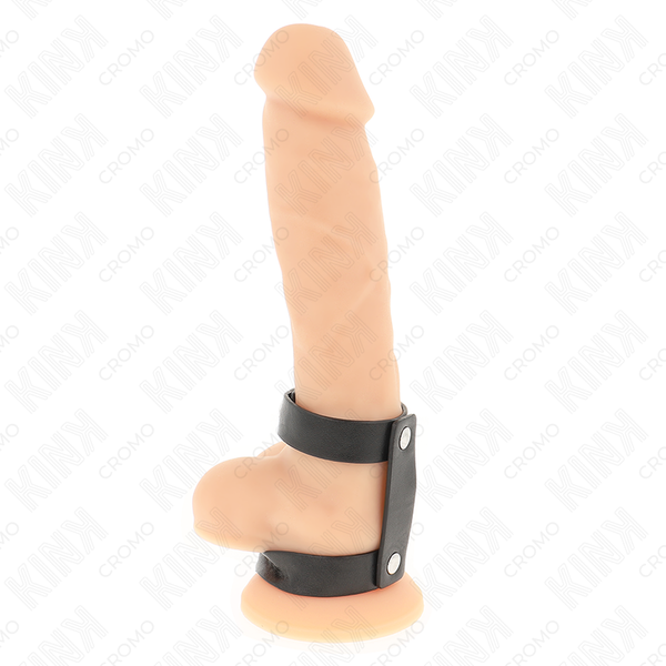Kink anillo pene doble polipiel ajustable