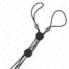 Kink pinzas para pezones detalle negro con elástico negro