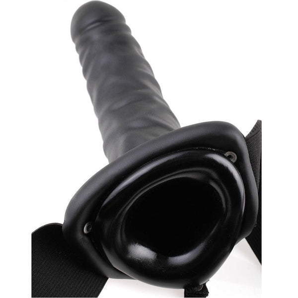 Fetish arnés hueco 19 cm negro