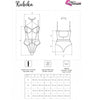 Livco rubika lc xg079 body con gargantilla negro xl