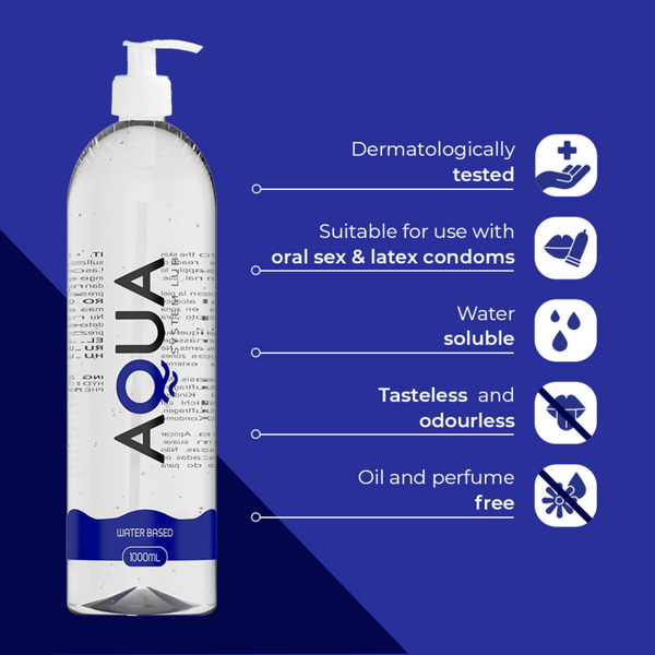 Aqua lubricante base de agua 1000 ml