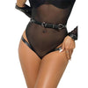 Subblime 953690 esposas con cinturón bondage negro talla única
