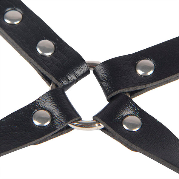 Subblime 953690 esposas con cinturón bondage negro talla única