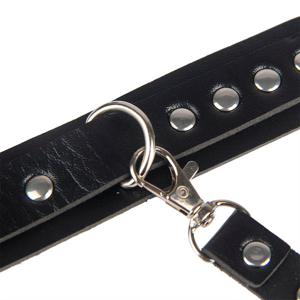 Subblime 953690 esposas con cinturón bondage negro talla única