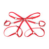 Subblime 953706 esposas con cinturón bondage rojo talla única