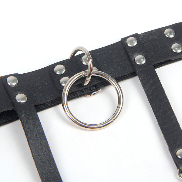 Subblime 953744 liga punk de cuero ajustable negro talla única