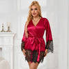 Subblime 953829 elegante camison de encaje con tanga rojo l xl
