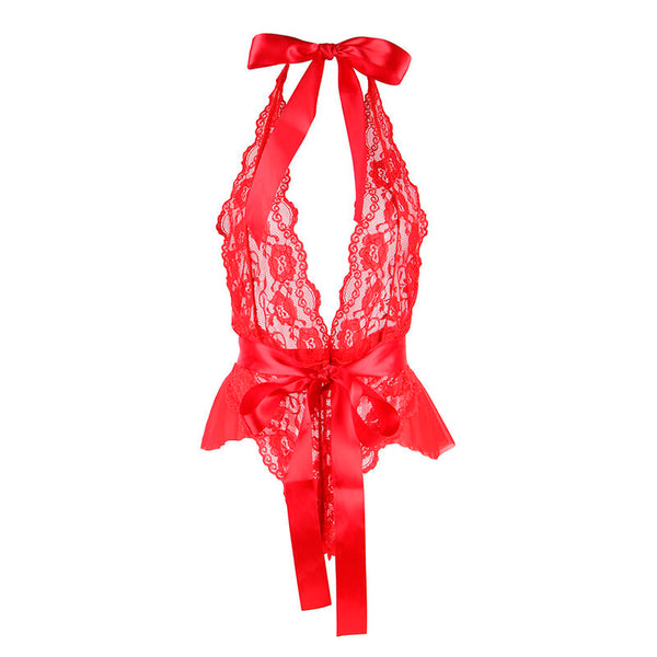 Subblime 953980 body sexy con volantes con cinturón rojo l xl