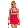 Subblime 954123 babydoll con diseño floral rojo s m