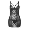 Subblime 954161 vestido con tanga cuero negro s m