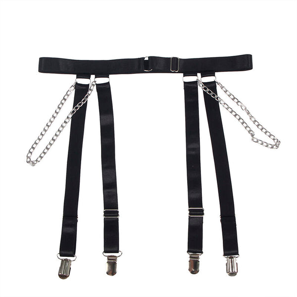 Subblime 954260 body con cadenas con ligueros negro s m