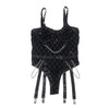 Subblime 954277 body con cadenas con ligueros negro l xl