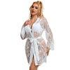 Subblime 954376 camisón de manga larga con diseño floral blanco l xl