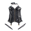 Subblime 954451 vestido sexy de rejilla cuero negro l xl