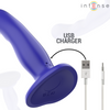 Shorty vibrador con ventosa azul control remoto 2