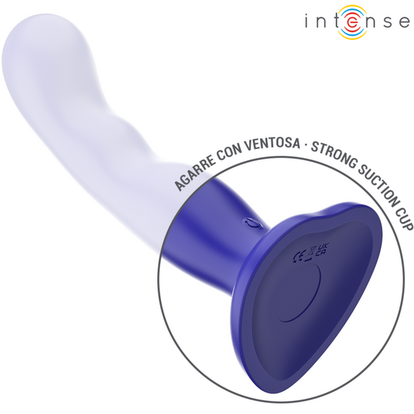 Shorty vibrador con ventosa azul control remoto 2